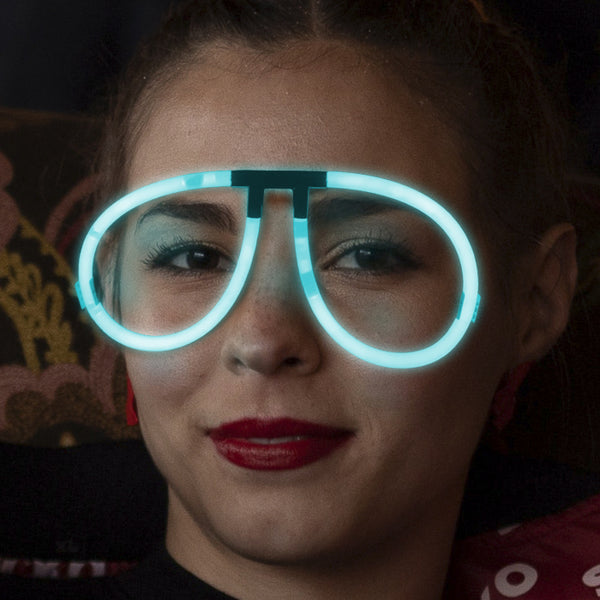 Aviator Style Aqua Glow Eyeglasses - Pack of 50 Eye Glasses