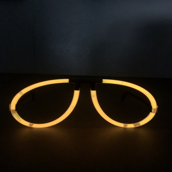 Aviator Style Orange Glow Eyeglasses - Pack of 50 Eye Glasses