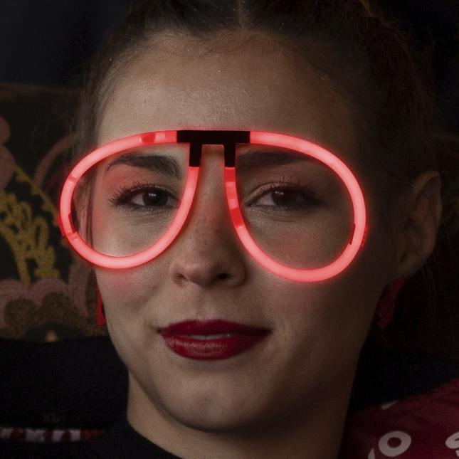 Aviator Style Red Glow Eyeglasses - Pack of 50 Eye Glasses