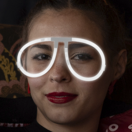 Aviator Style White Glow Eyeglasses - Pack of 50 Eye Glasses