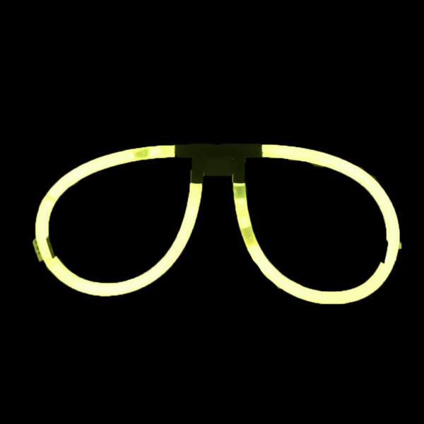 Aviator Style Yellow Glow Eyeglasses - Pack of 50 Eye Glasses