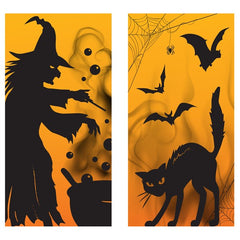 Witch & Cat Window Backdrop