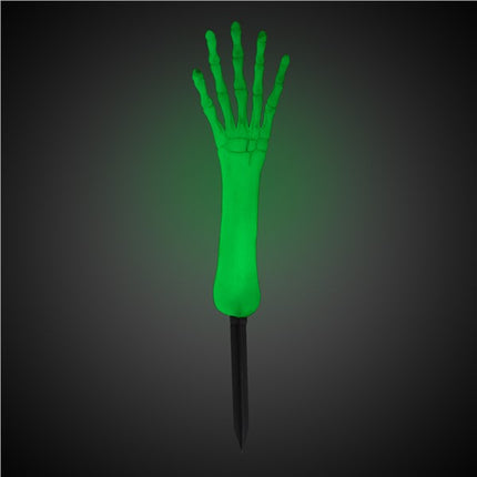 Skeleton Hand Nite-Glo Yard Stake