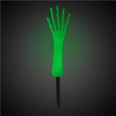 Skeleton Hand Nite-Glo Yard Stake