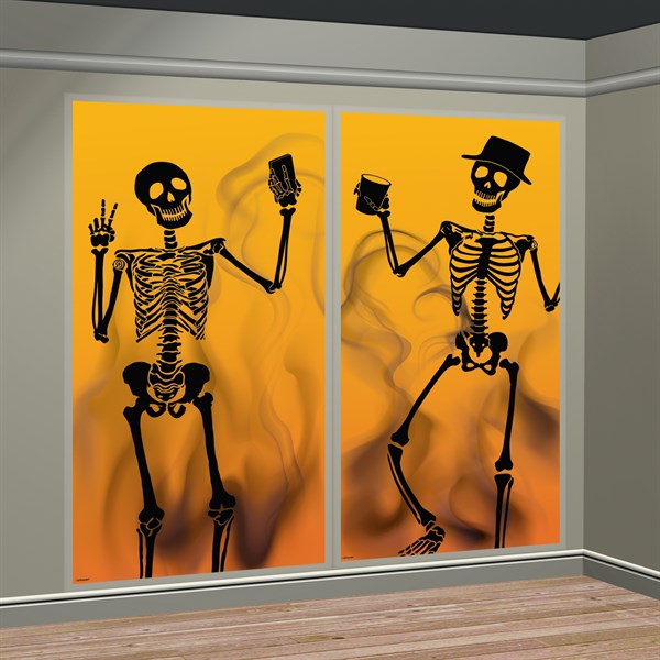 Skeleton Window Selfie Backdrop