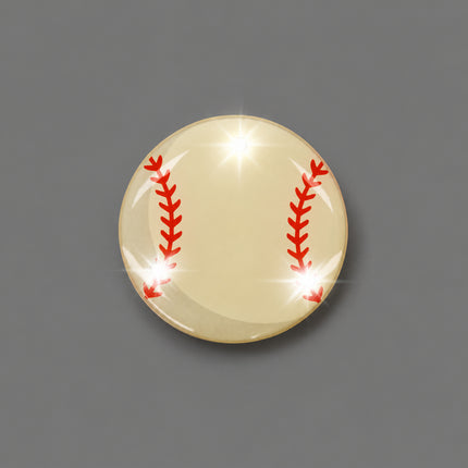 Baseball Flashing Body Light Lapel Pins