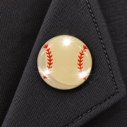 Baseball Flashing Body Light Lapel Pins