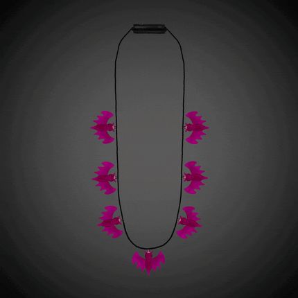 LED Light Up Bat Necklace