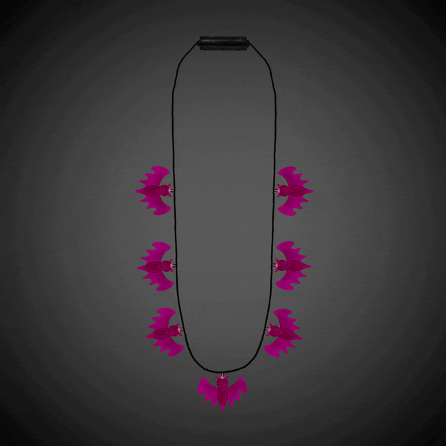 LED Light Up Bat Necklace
