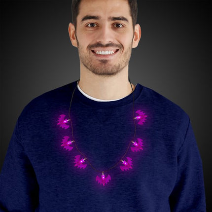 LED Light Up Bat Necklace
