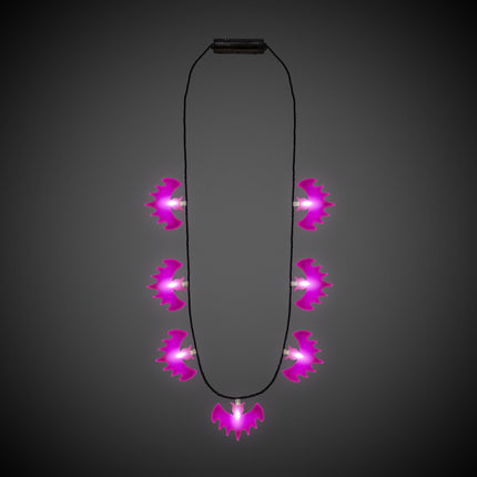 LED Light Up Bat Necklace