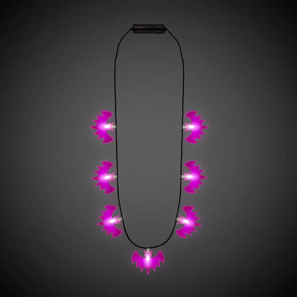 LED Light Up Bat Necklace