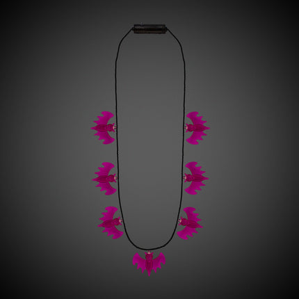 LED Light Up Bat Necklace