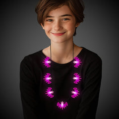 LED Light Up Bat Necklace