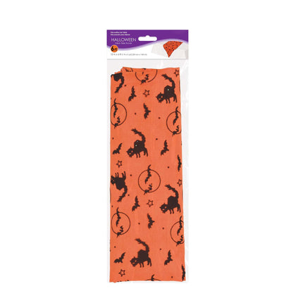 Bats & Cats Fabric Table Runner - 12" Wide x 72" Long