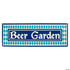 60" x 21" Beer Garden Banner