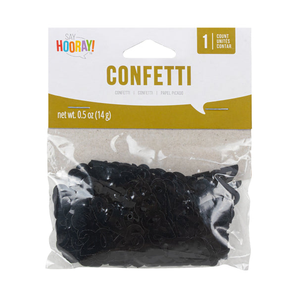 Black 2026 Confetti - 1/2 Oz Bag Per Pack