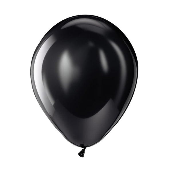 Black Latex 12 Balloons - 100 Per Pack