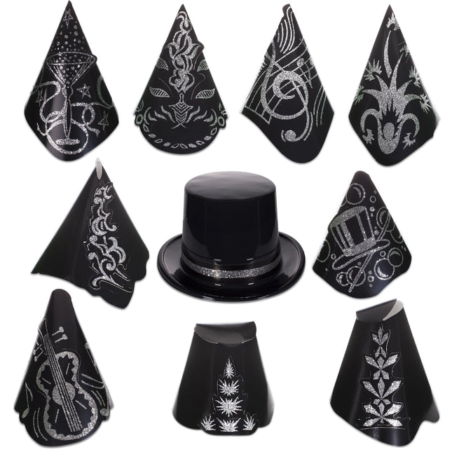Black Tie New Year Party Kit for 50 Guests