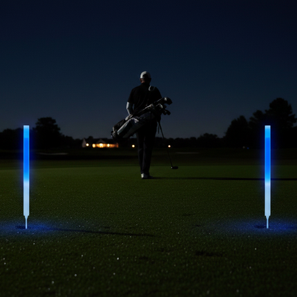 Blue 10" Glow Sticks With Spikes