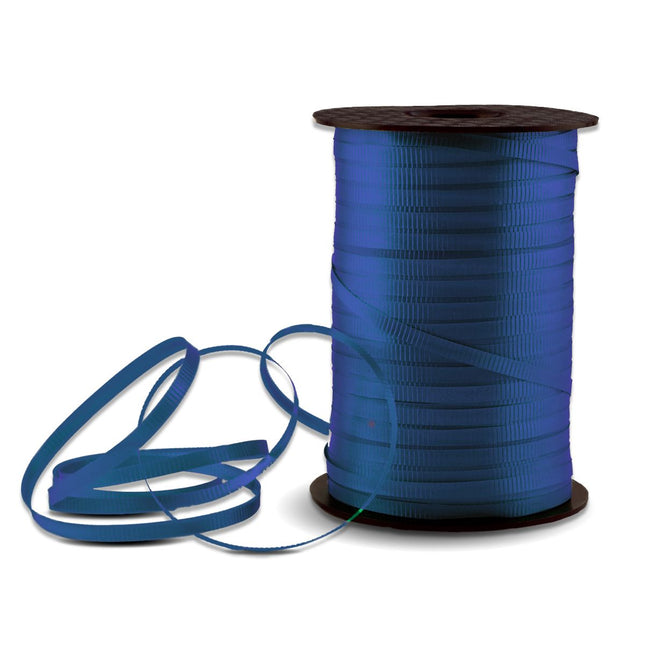 Blue Crimped Curling Ribbon
