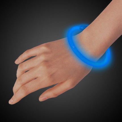 8 Inch Premium Blue Glow Stick Bracelets