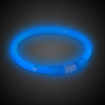 8 Inch Premium Blue Glow Stick Bracelets