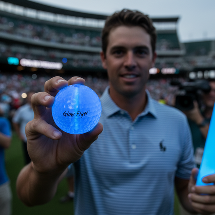 Blue Glow Flyer Golf Ball