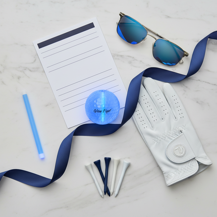 Blue Glow Flyer Golf Ball