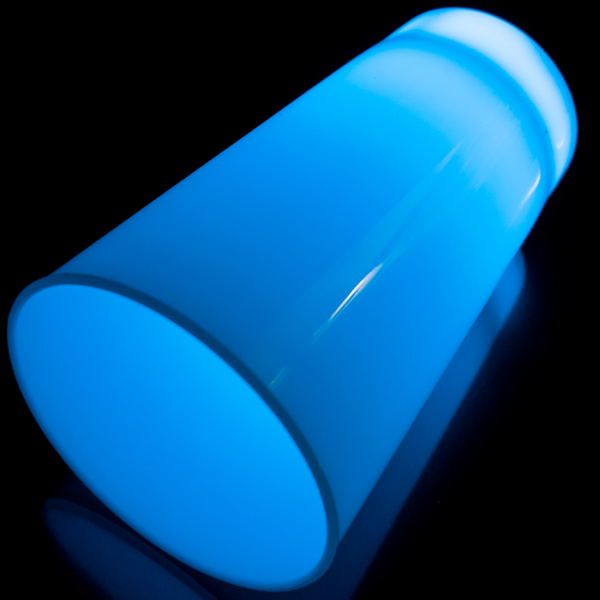 Blue Glow In The Dark LED Light Up 12 Oz Cup