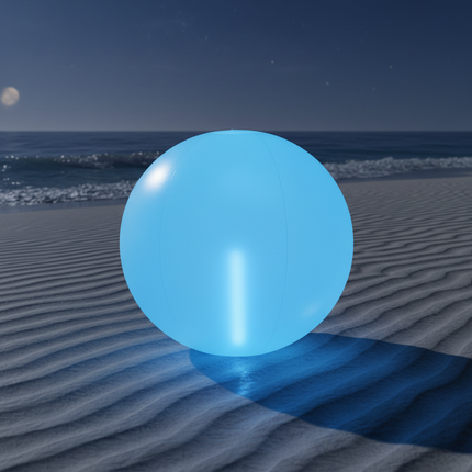 Glow in the Dark Blue 24" Beach Ball
