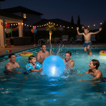 Glow in the Dark Blue 24" Beach Ball
