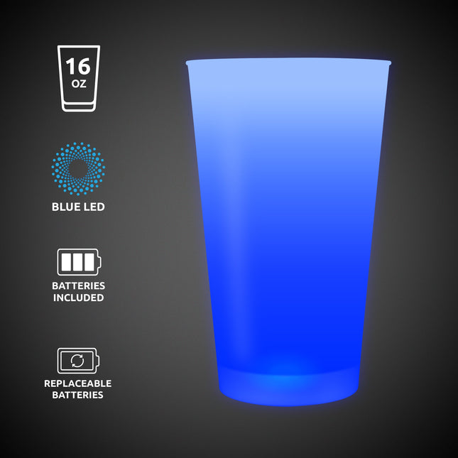 Blue LED 16 oz. Cup
