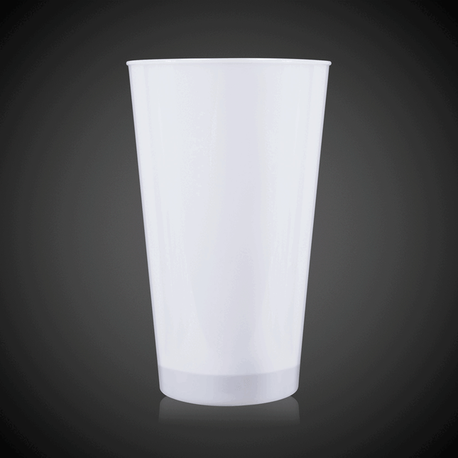 Blue LED Light Up 16 Oz Pint Glass
