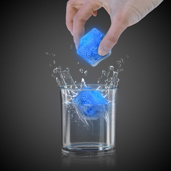 Blue LED Light Up Ice Cubes