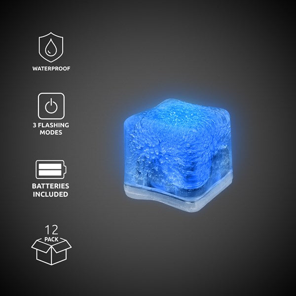 Blue LED Light Up Ice Cubes