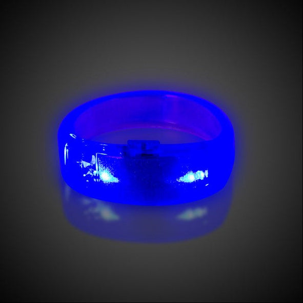 Blue LED Bangle Bracelet