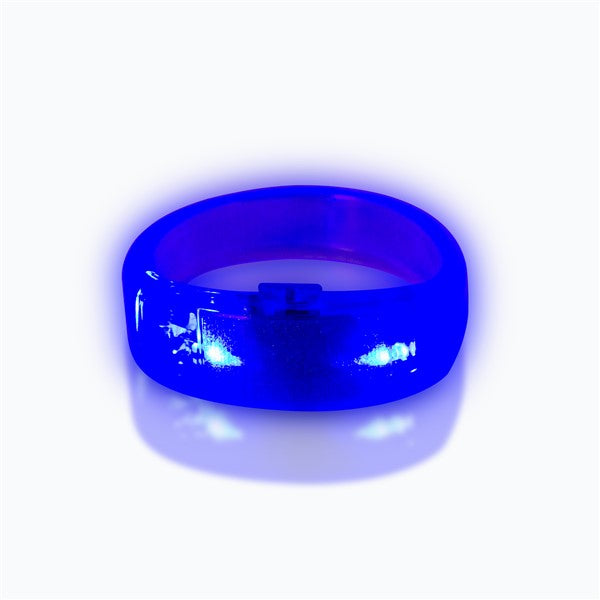 Blue LED Bangle Bracelet