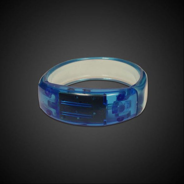 Blue LED Bangle Bracelet