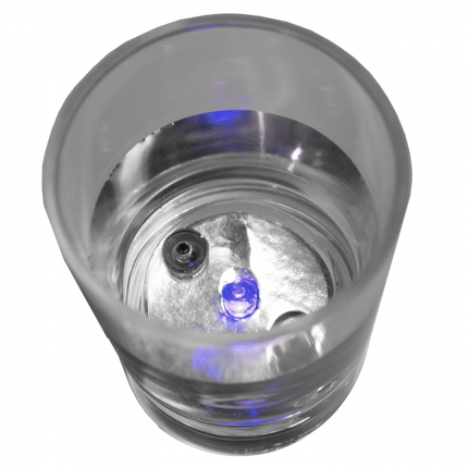 Blue LED Light Up Liquid Activated Shot Glasses - 24 Per Pack