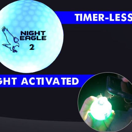 Blue Night Eagle CV LED Golf Ball