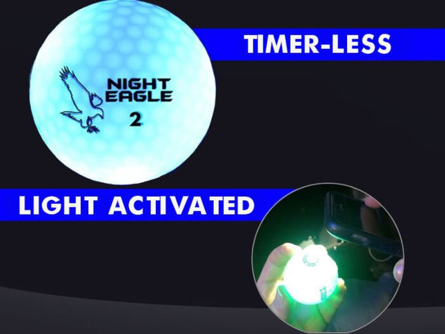 Blue Night Eagle CV LED Golf Ball