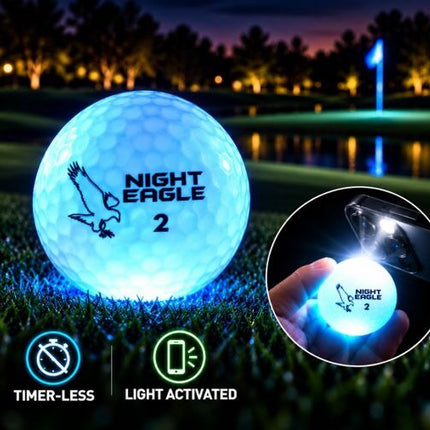 Blue Night Eagle CV LED Golf Ball
