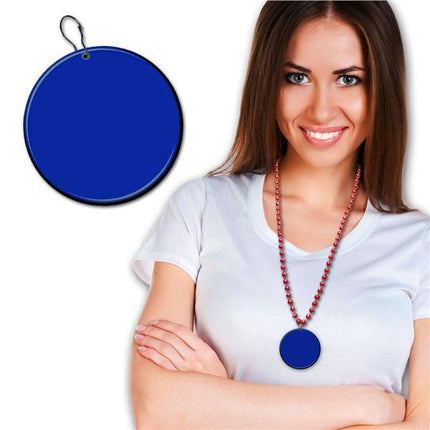 Blue Plastic 2 1/2" Medallion