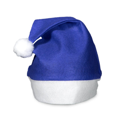 Blue Santa Hats - 12 Per Pack