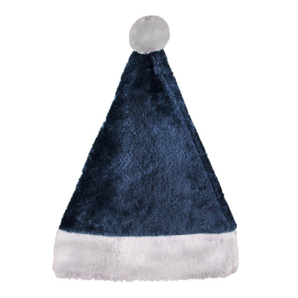 Dark Blue Santa Plush Hat