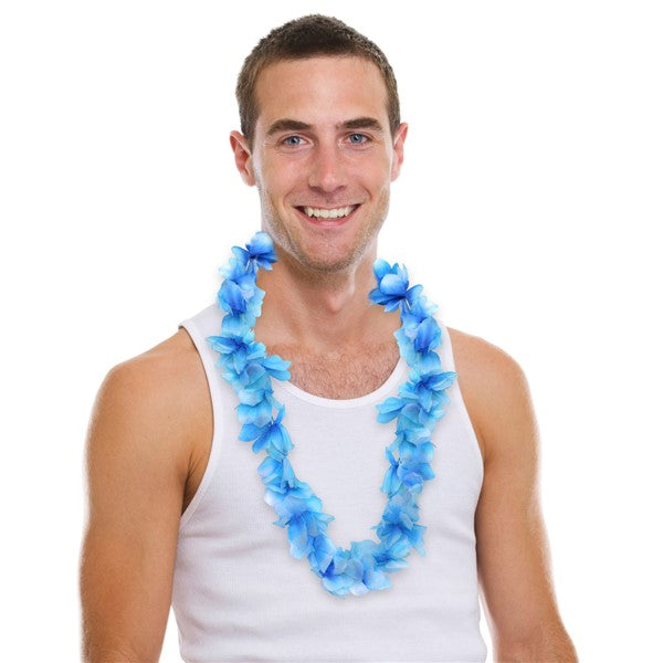 Blue Silk Flower 36