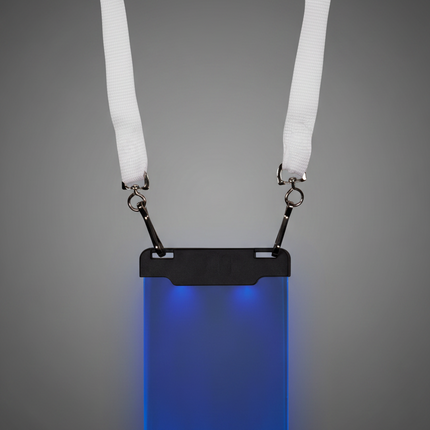 LED Blue Sound-Activated Badge