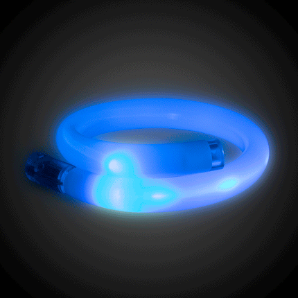 Blue LED Tube Bracelet