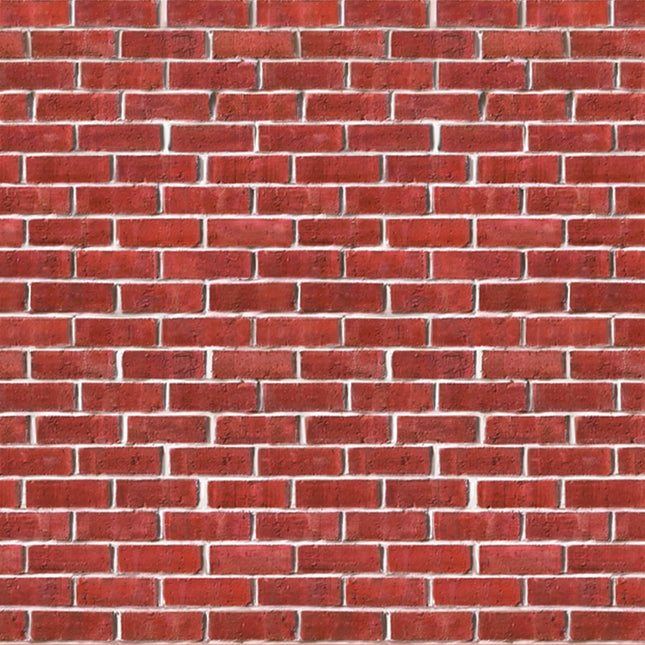 4' High x 30' Long Brick Wall Room Roll